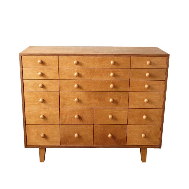 komoda 20 szuflad dużo szuflad sklejka drewno