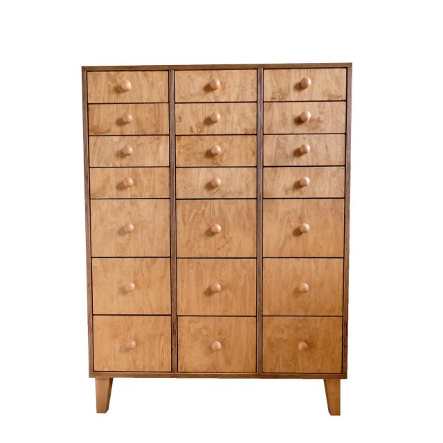 komoda 21 szuflad dużo szuflad sklejka drewno